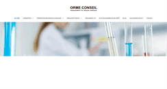 Desktop Screenshot of orme-conseil.com